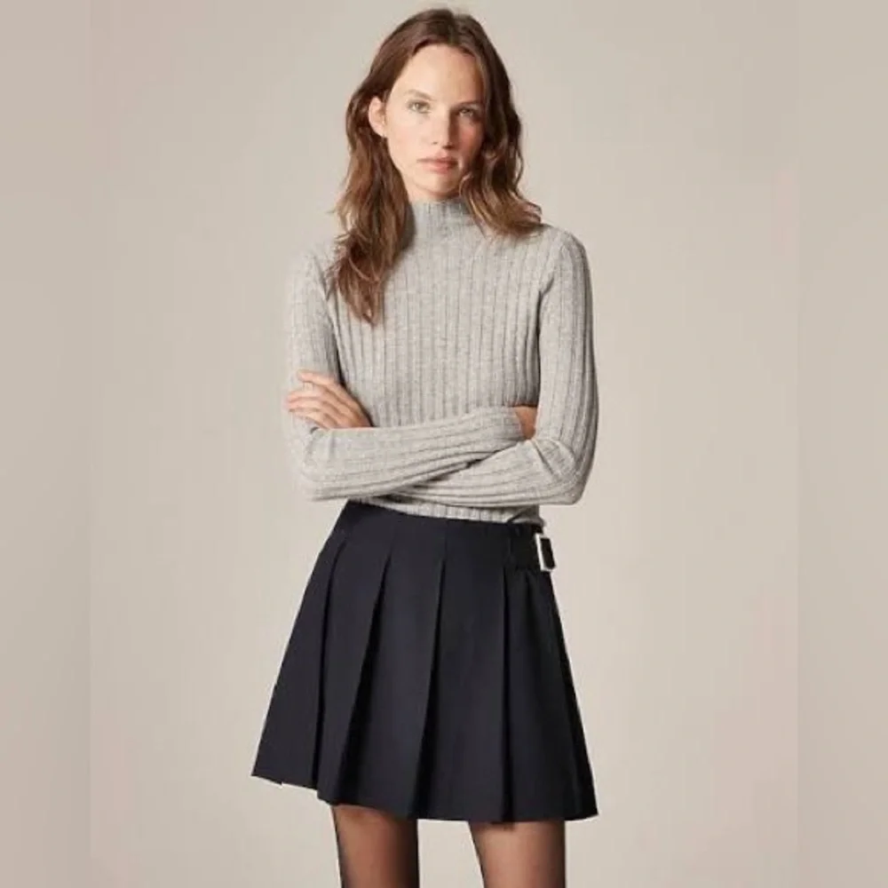 J Crew Wide-rib cashmere turtleneck sweater CO326